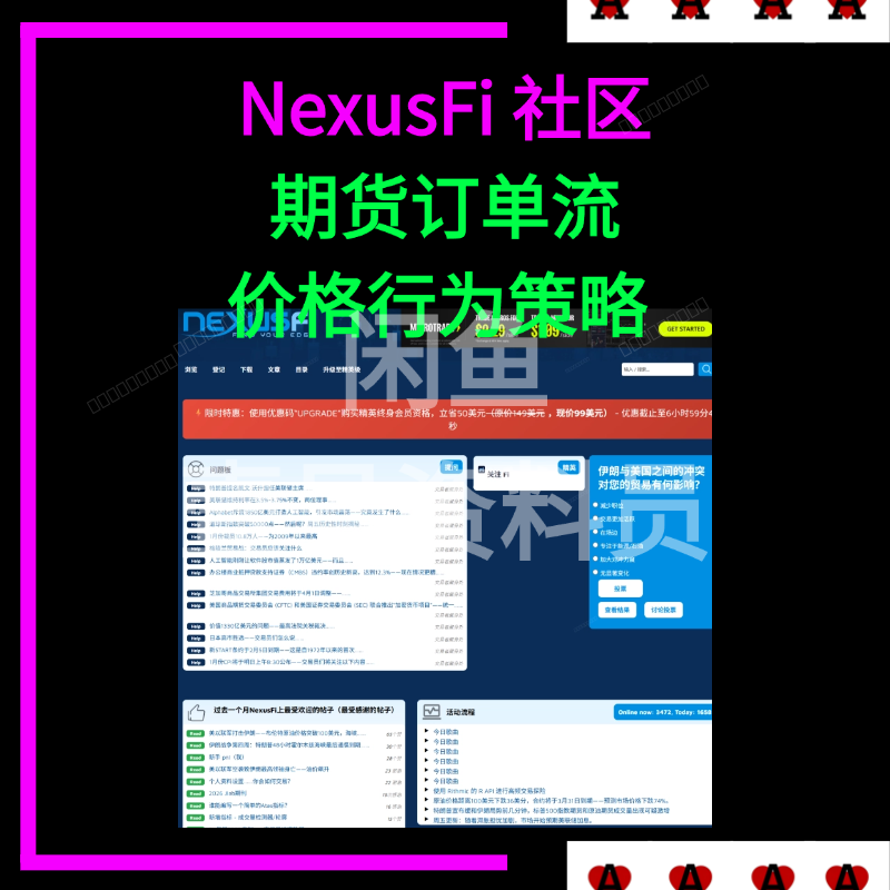 NexusFi 社区丨期货订单流价格行为
