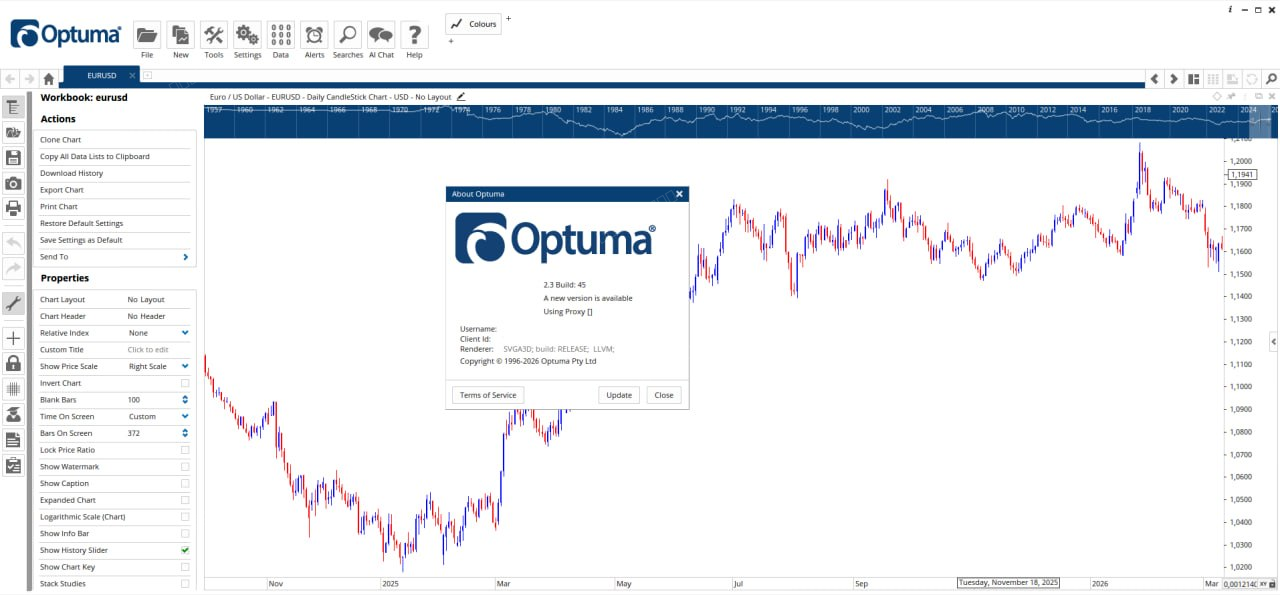 Optuma 企业版 Ed. Versione 2.3 